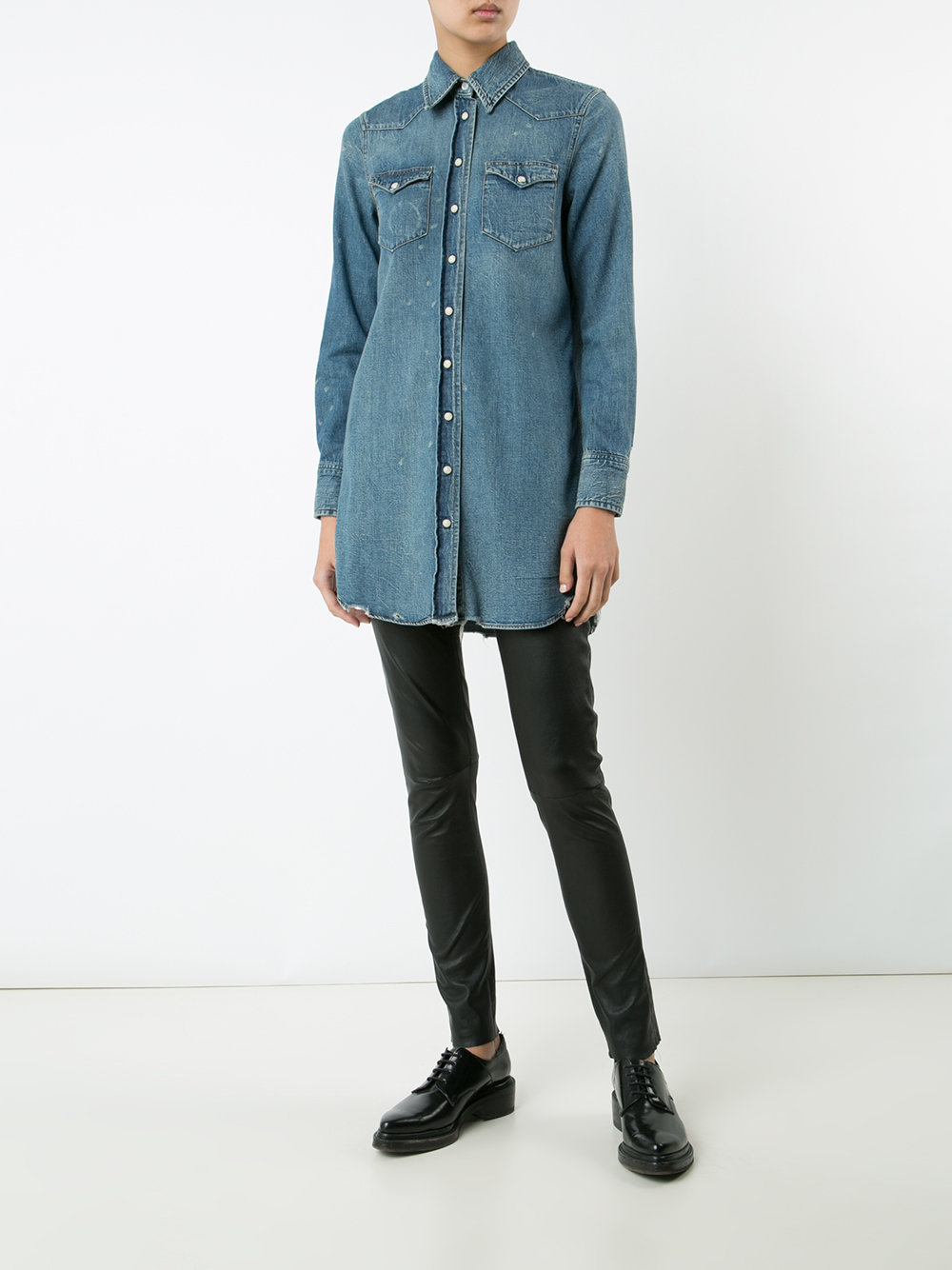 denim shirt dress