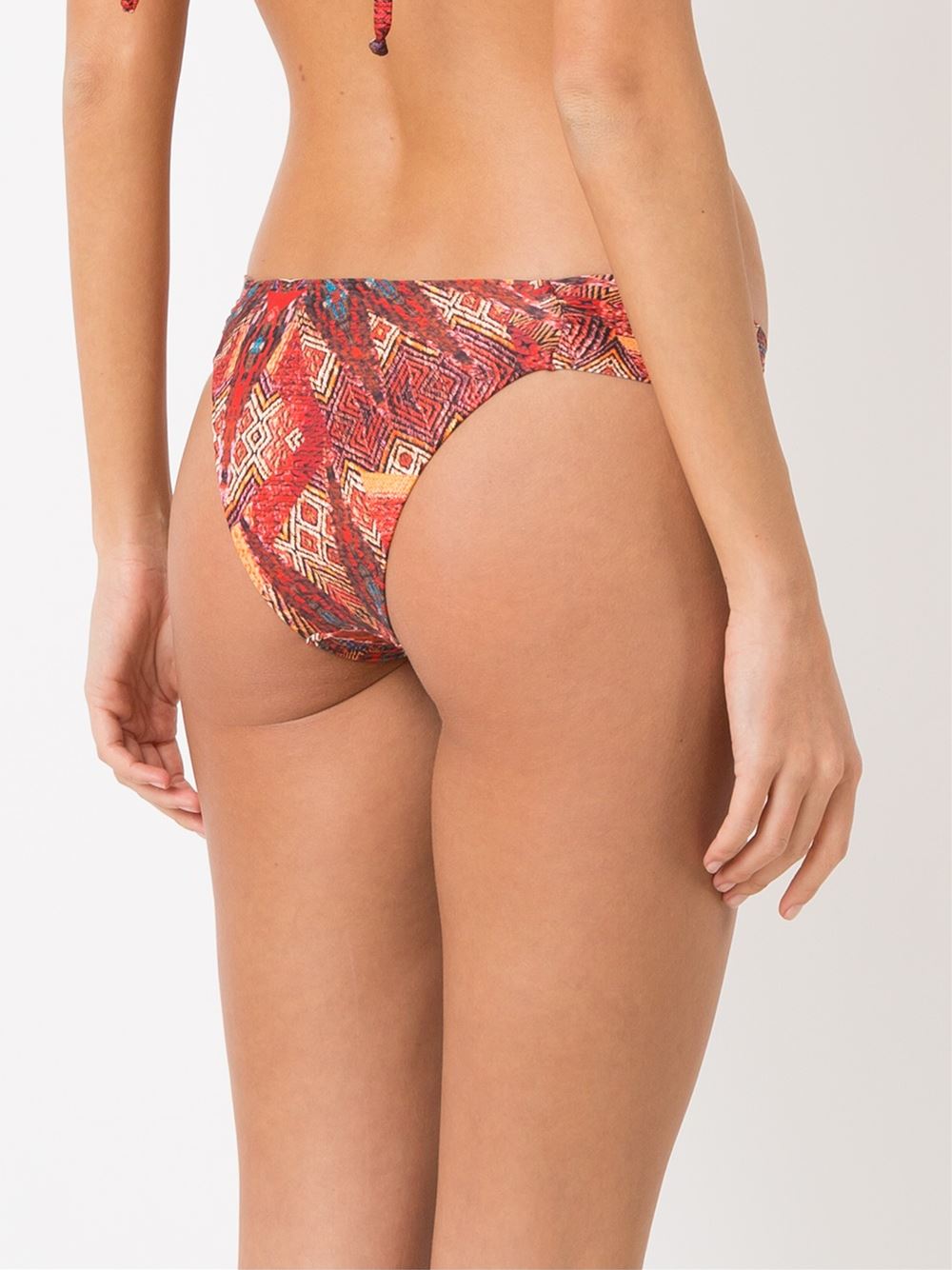 abstract print bikini bottom