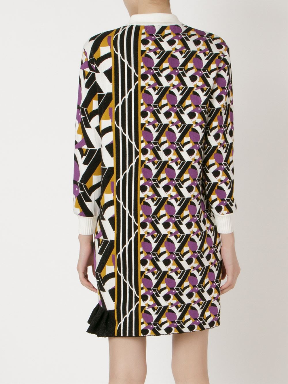 asymmetric knit dress