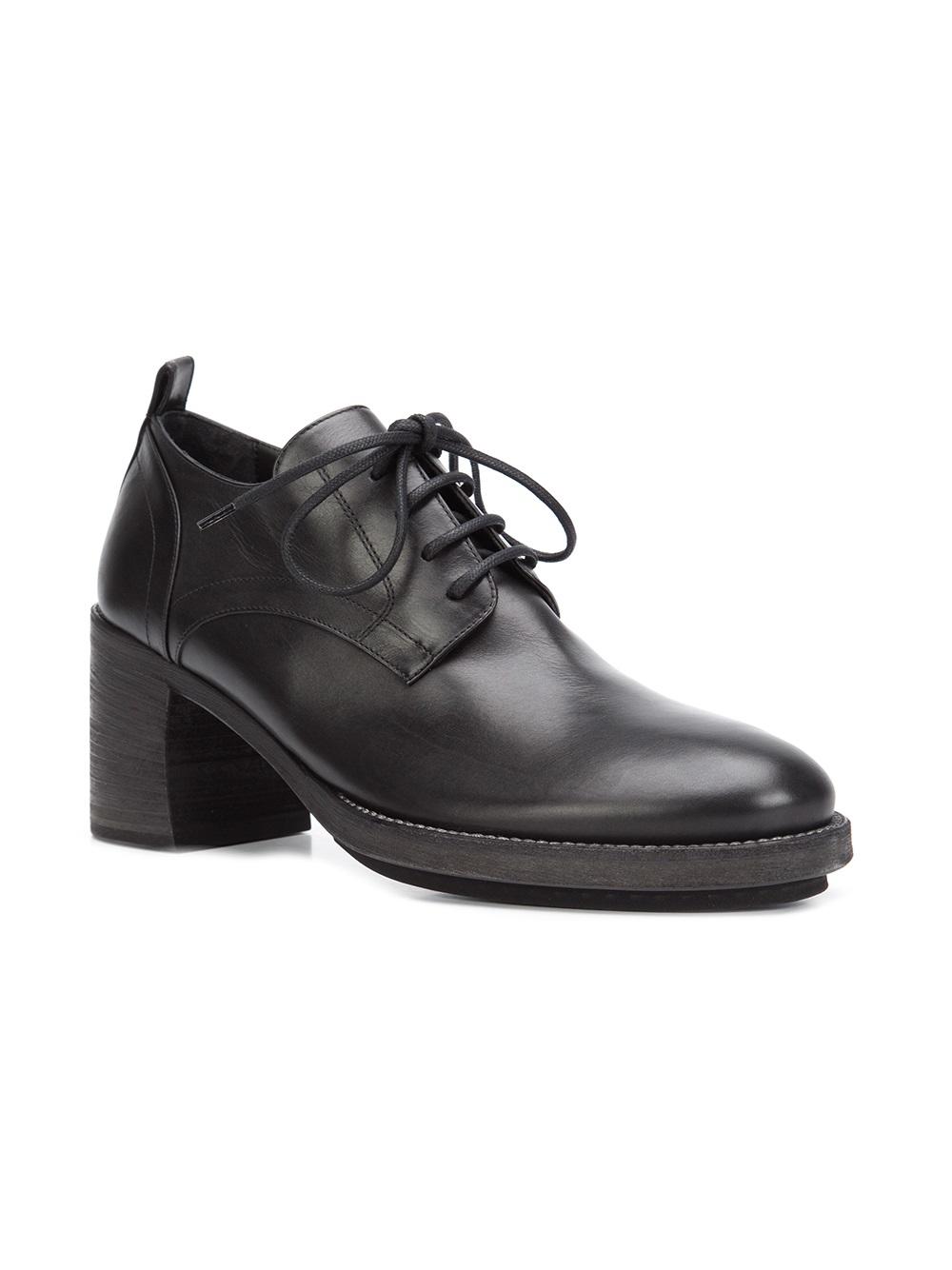 chunky heel derbies