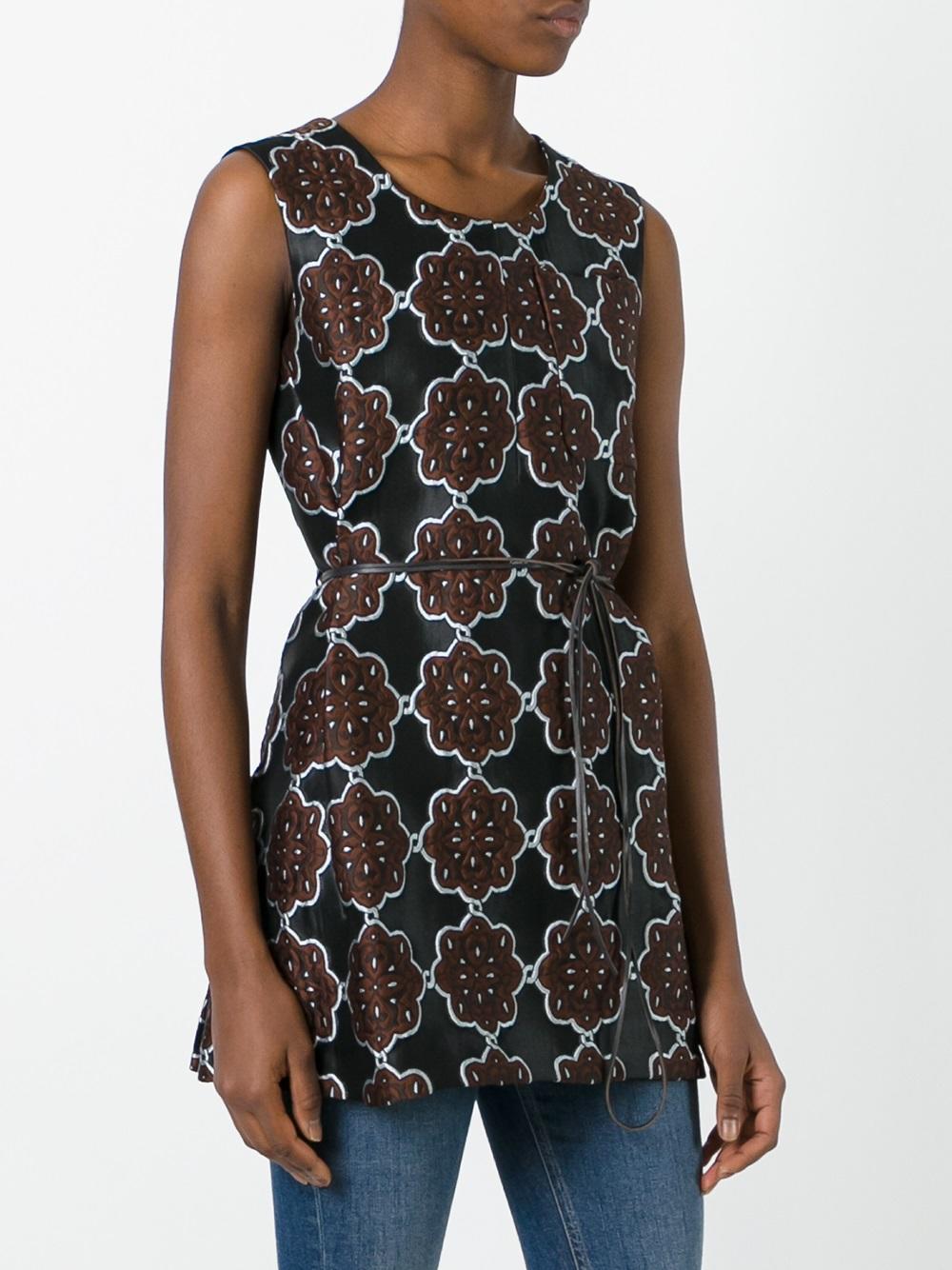 jacquard mini dress