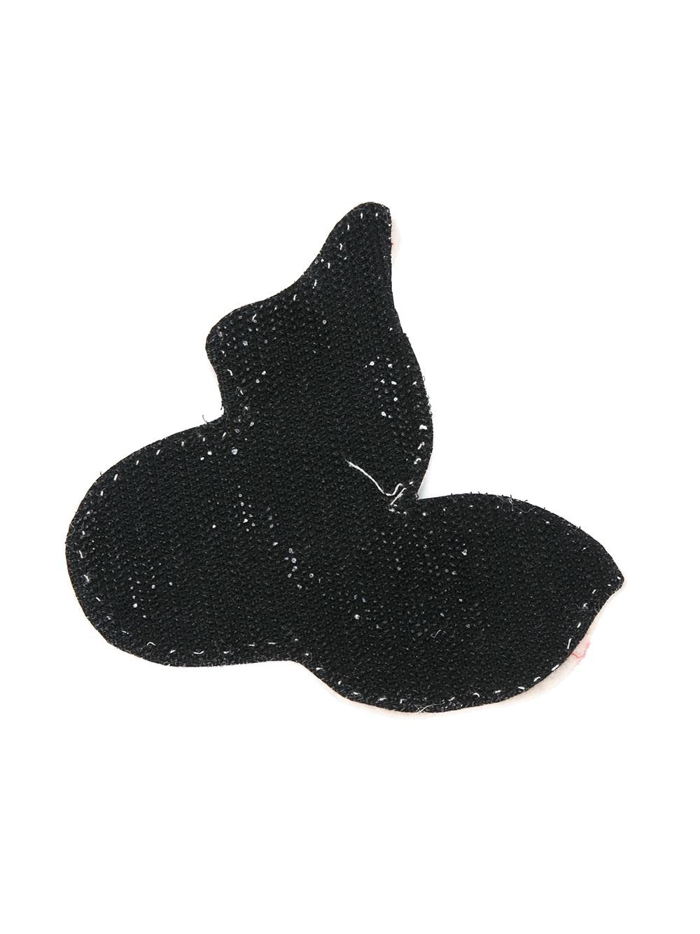 smoking lips beaded velcor patch