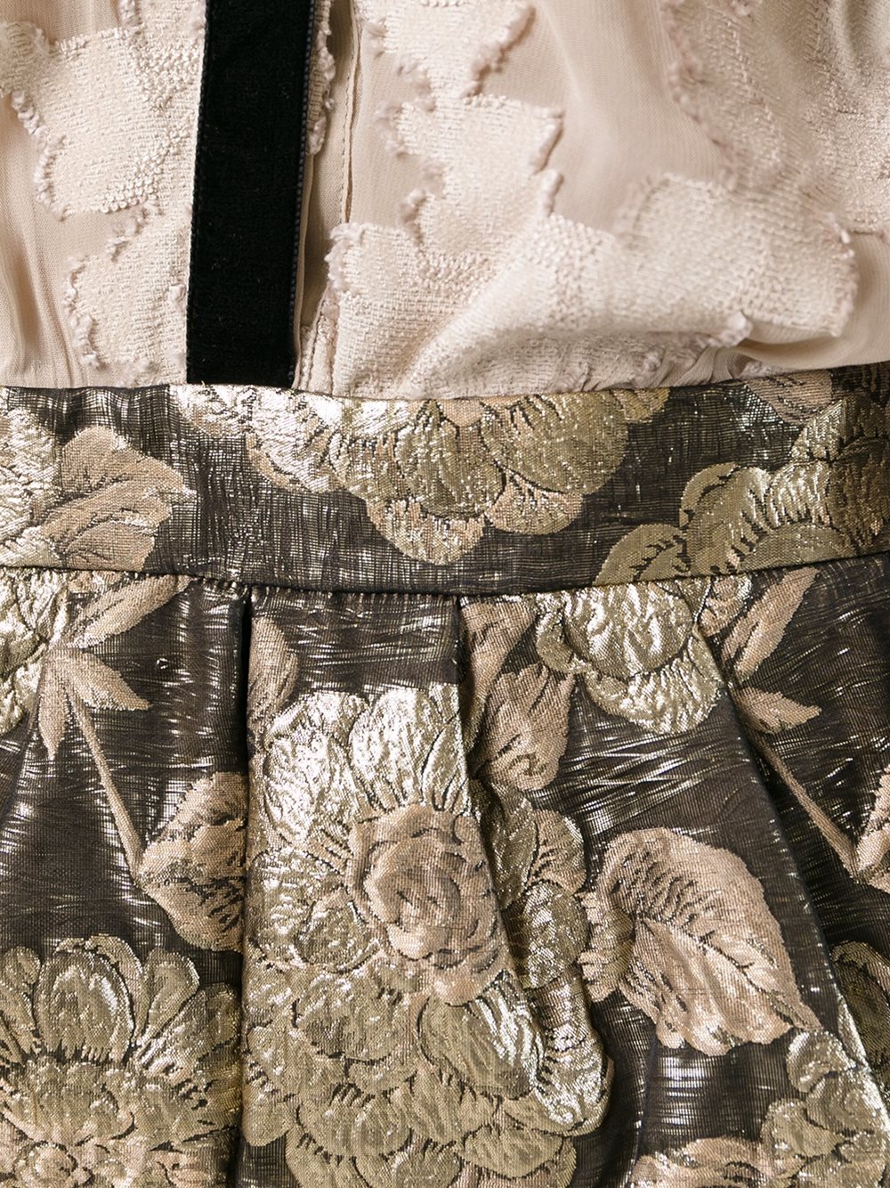 embroidered flower playsuit 