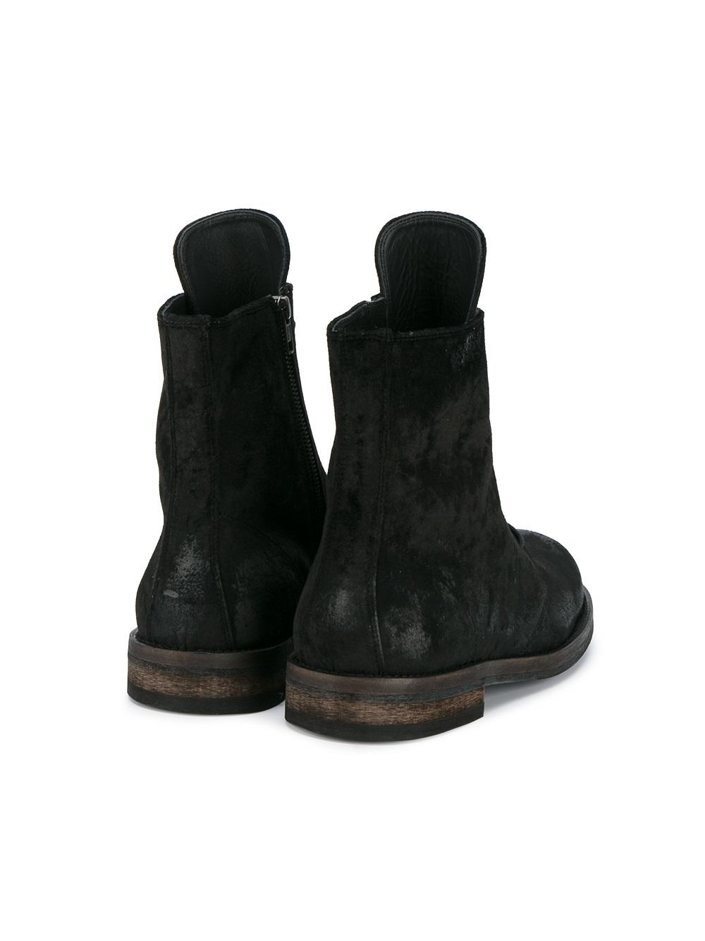Suede Creased Boots 