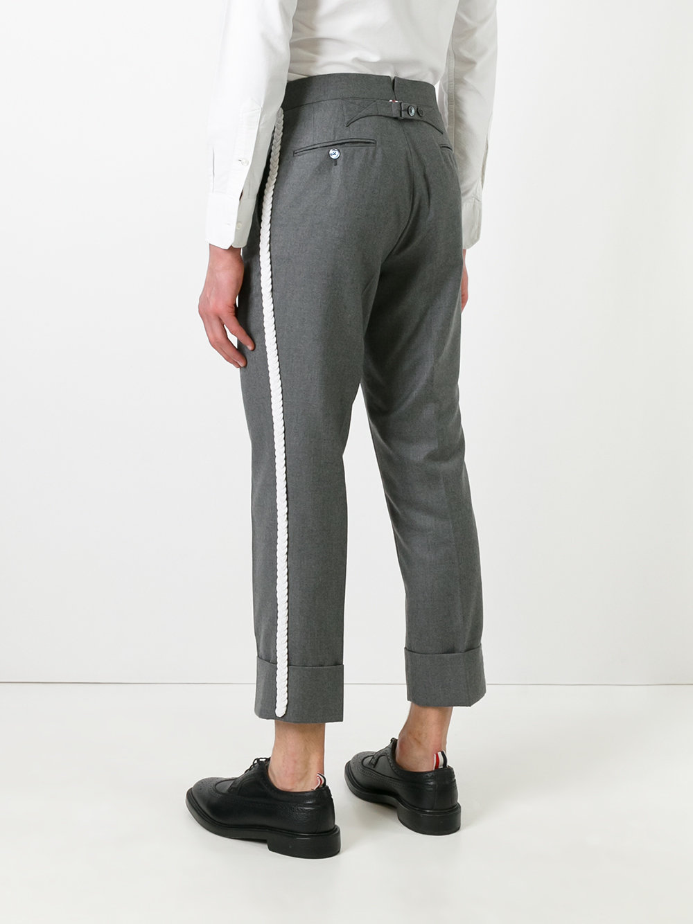 cropped tailored trousers