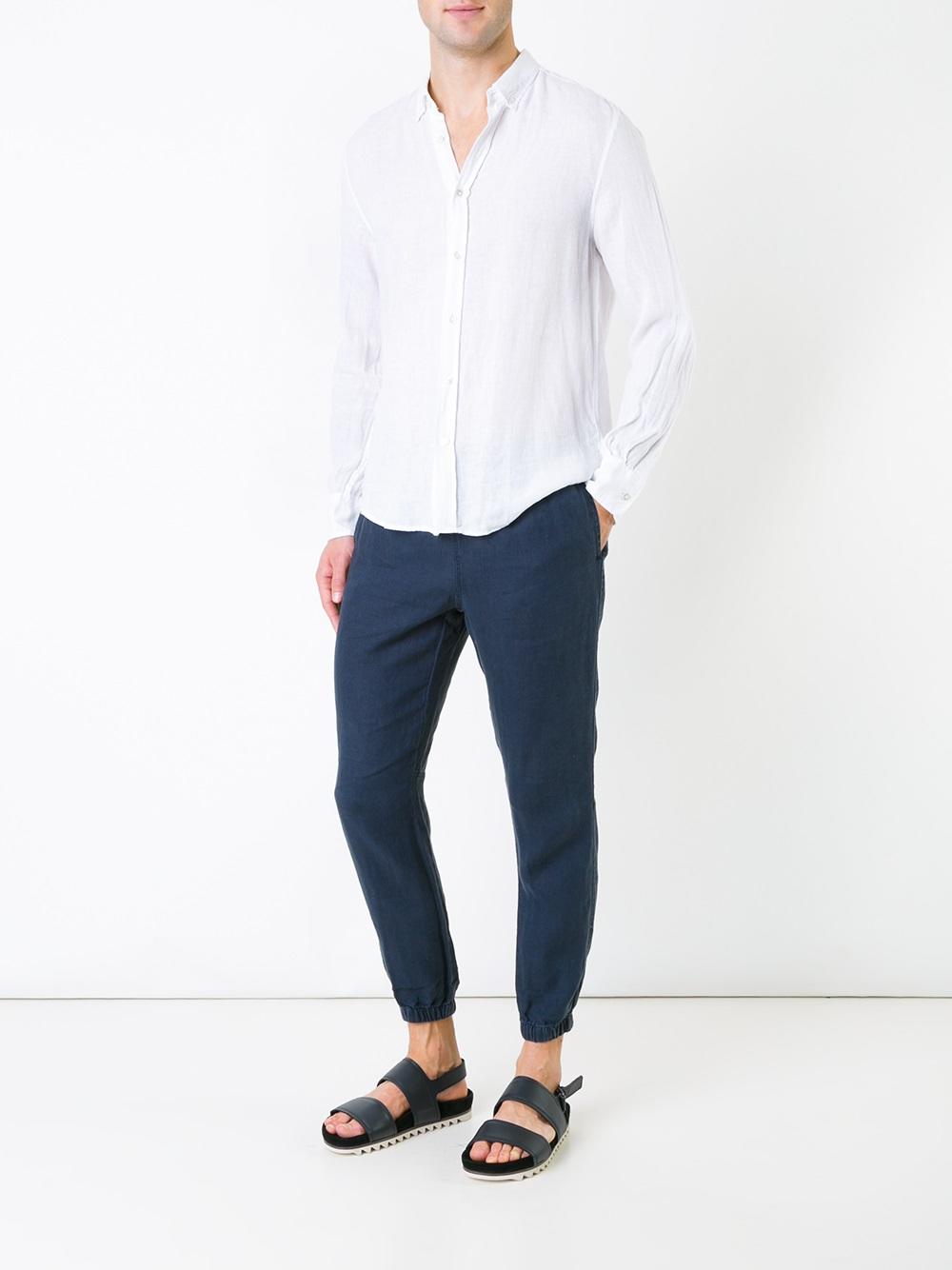 buttoned collar shirt