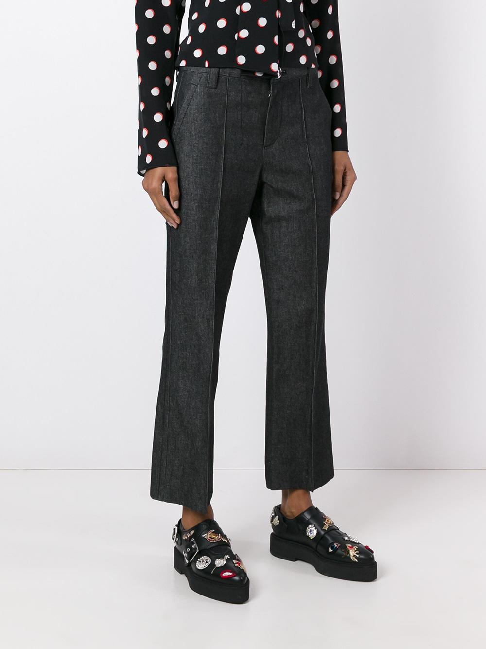 cropped 'Bowie' trousers