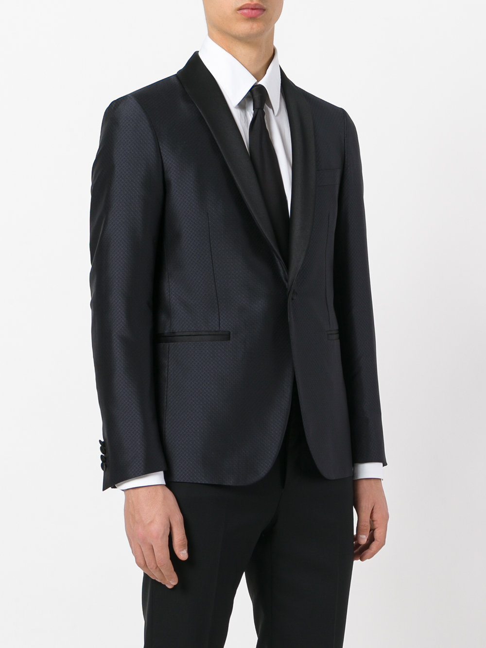 embroidered tuxedo blazer