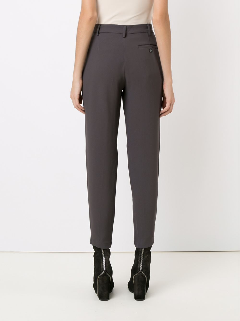 'Grid' trousers