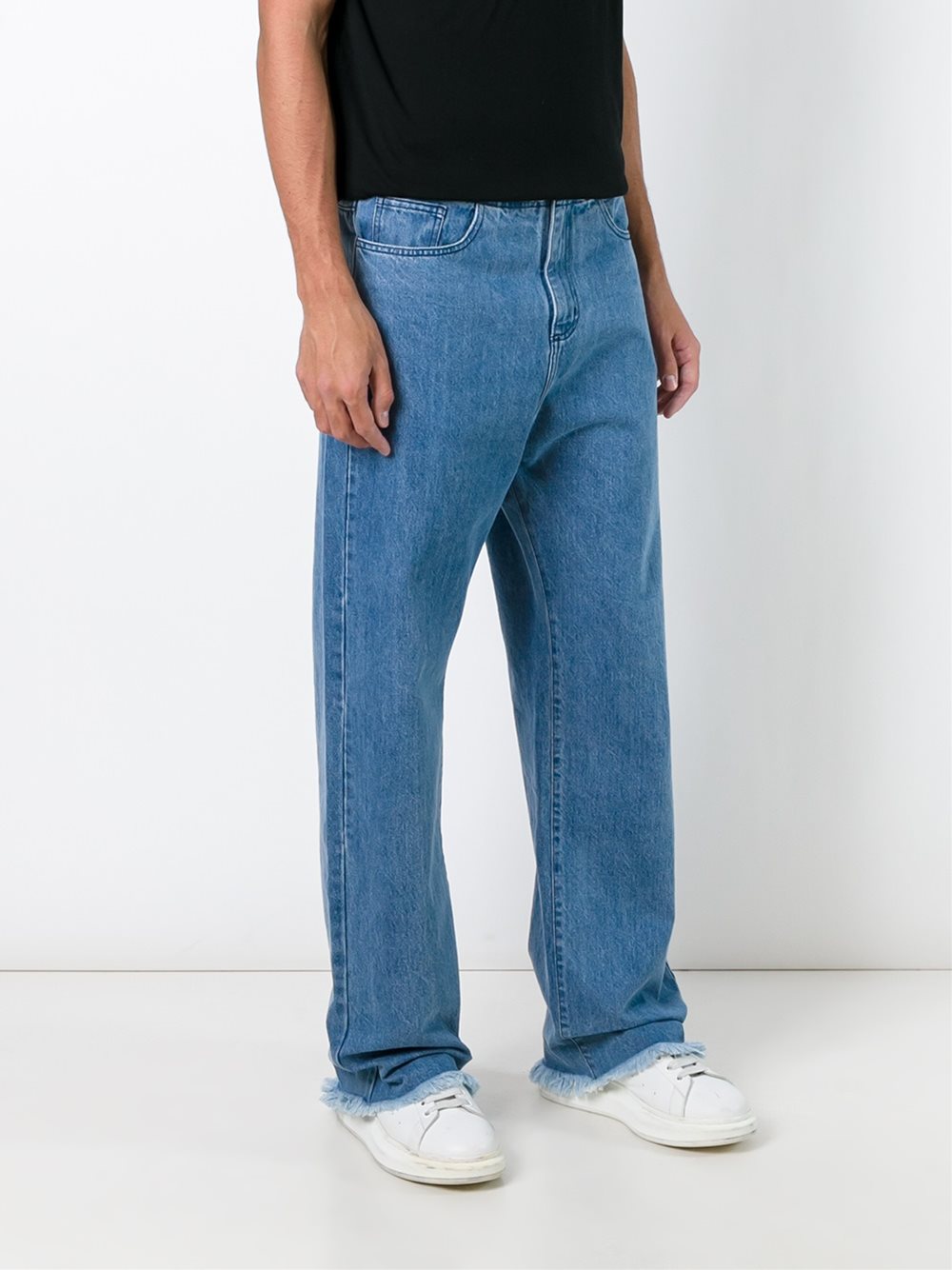 loose-fit long jeans