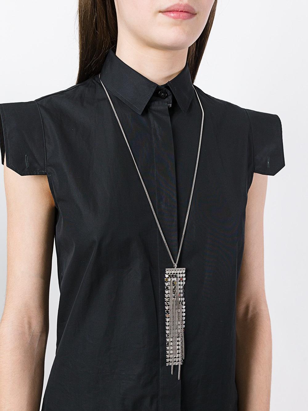 studded pendulum necklace 