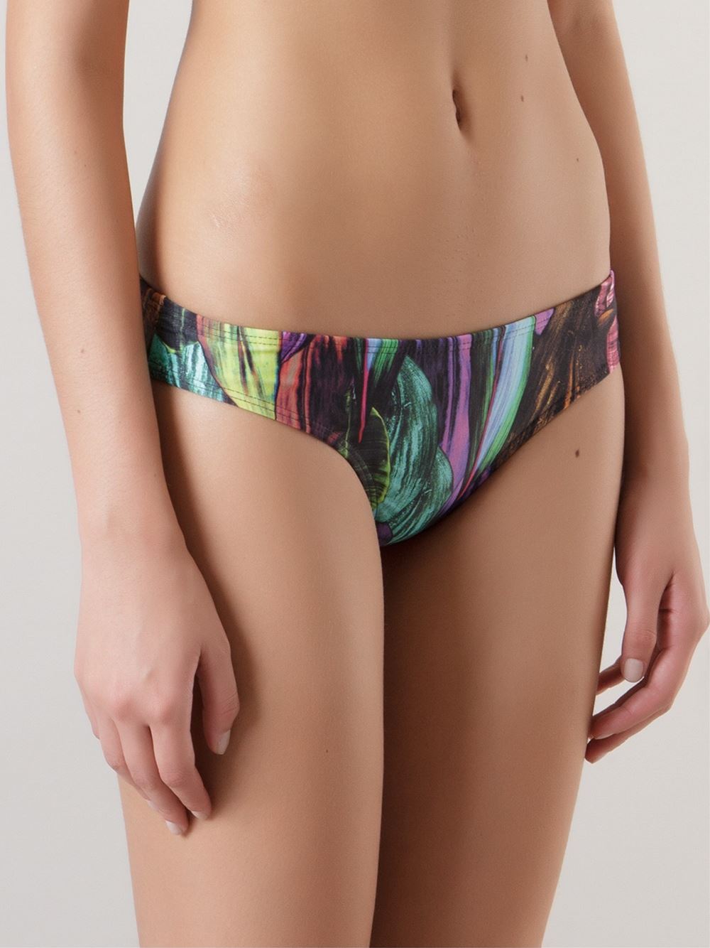 printed bikini bottoms