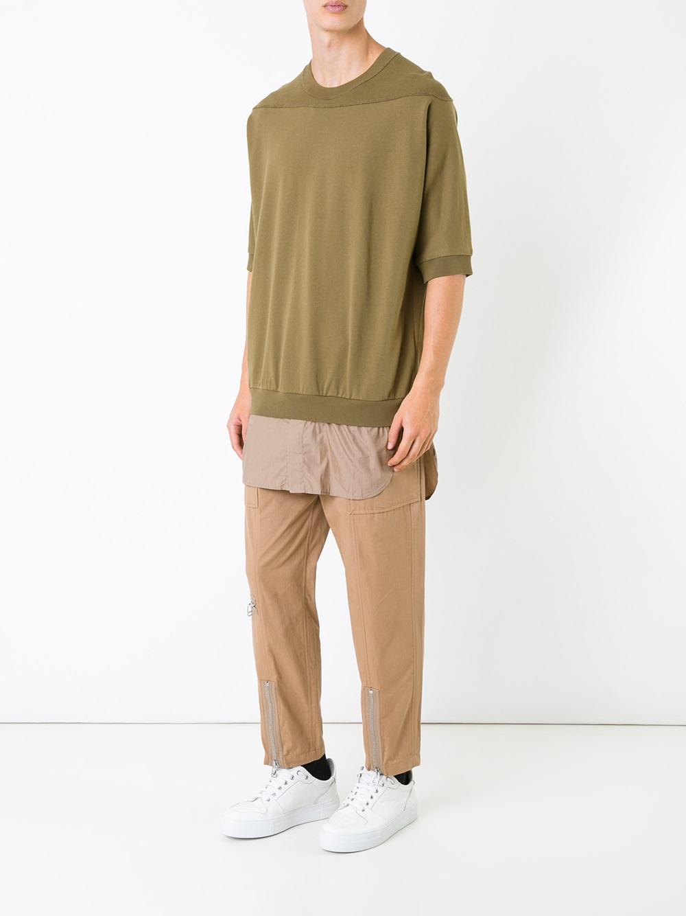 exposed seam T-shirt 