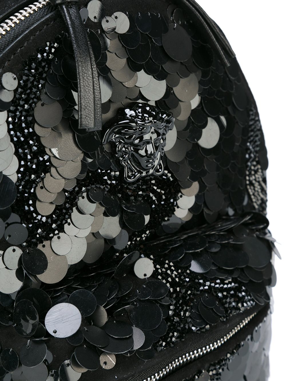 small Palazzo Medusa sequined backpack