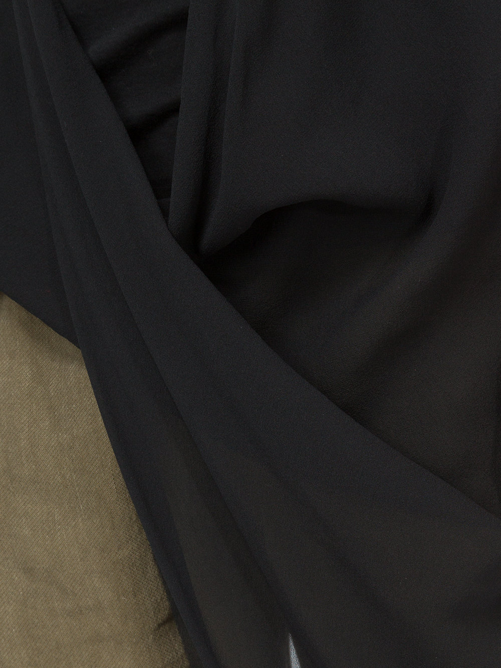 draped hem top