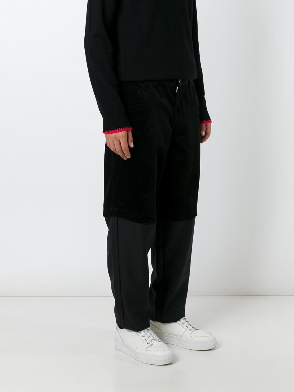 two tone trousers