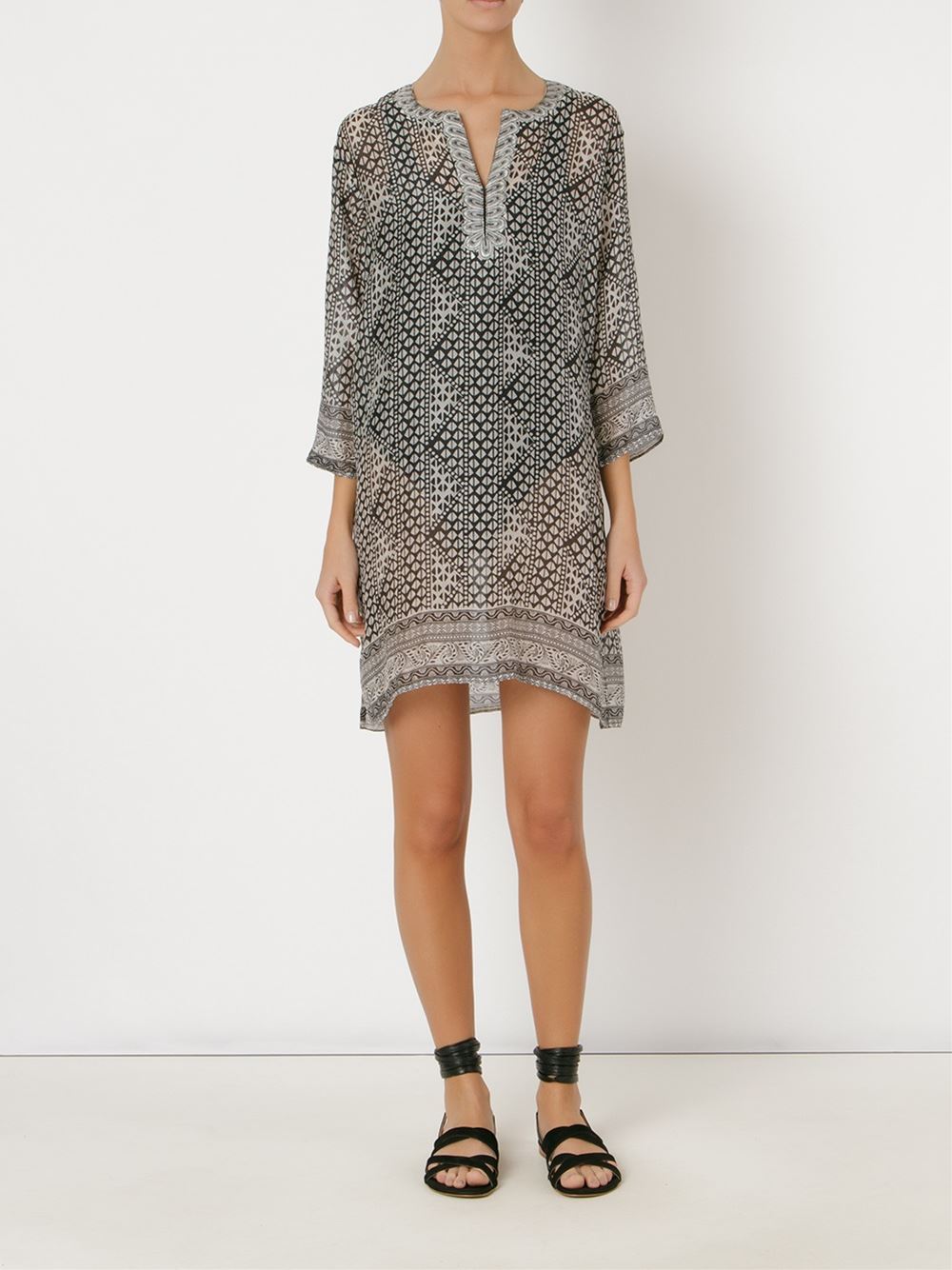 printed kaftan