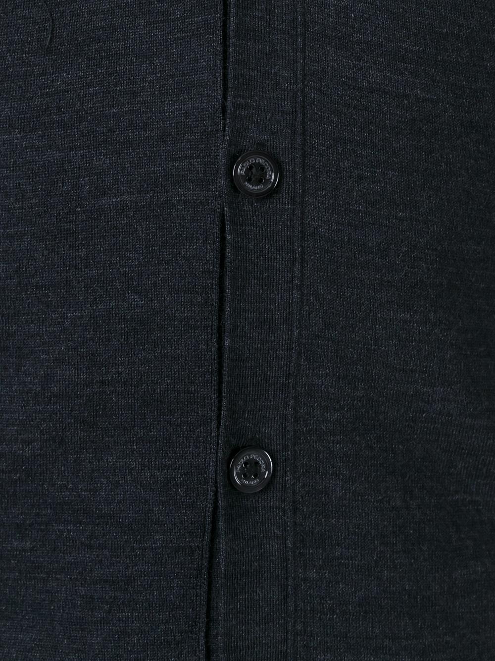 buttoned knit gilet
