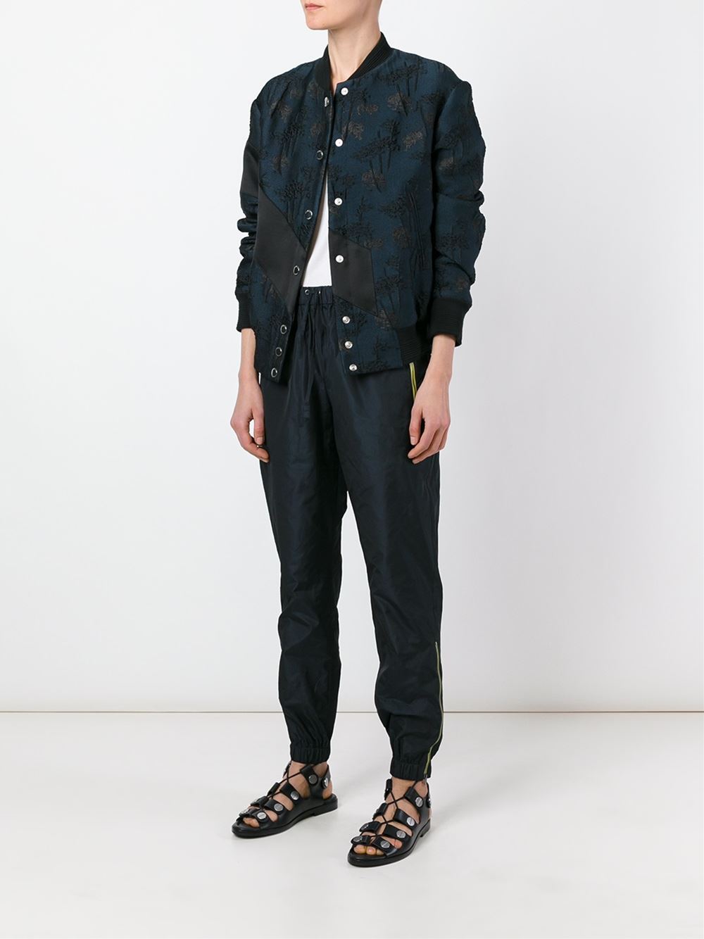cuffed track pants