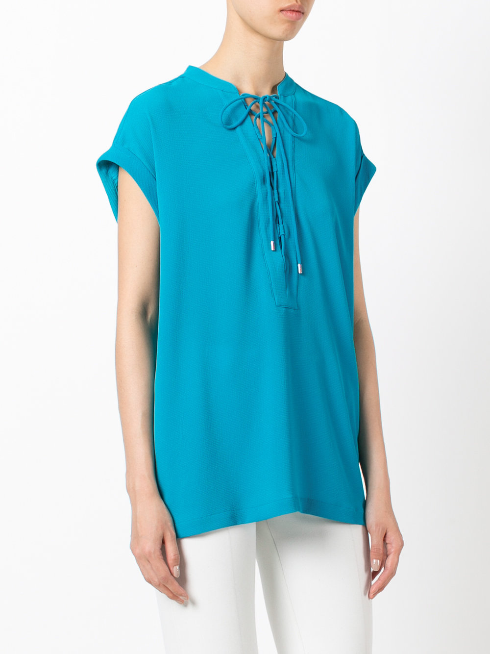 neck-tie blouse