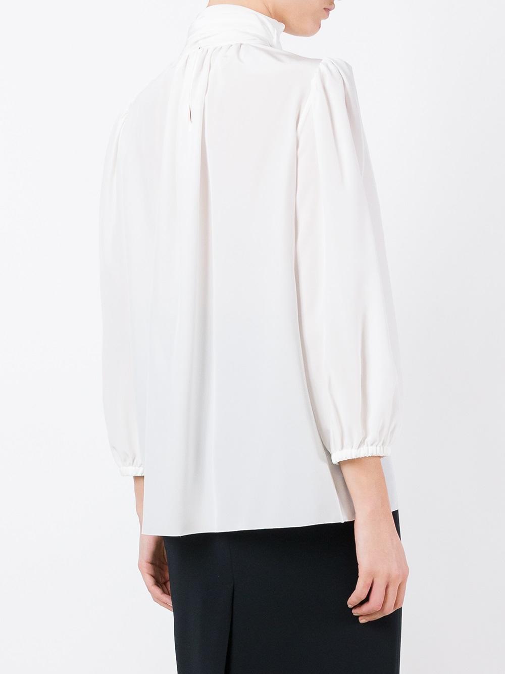 pussy bow blouse