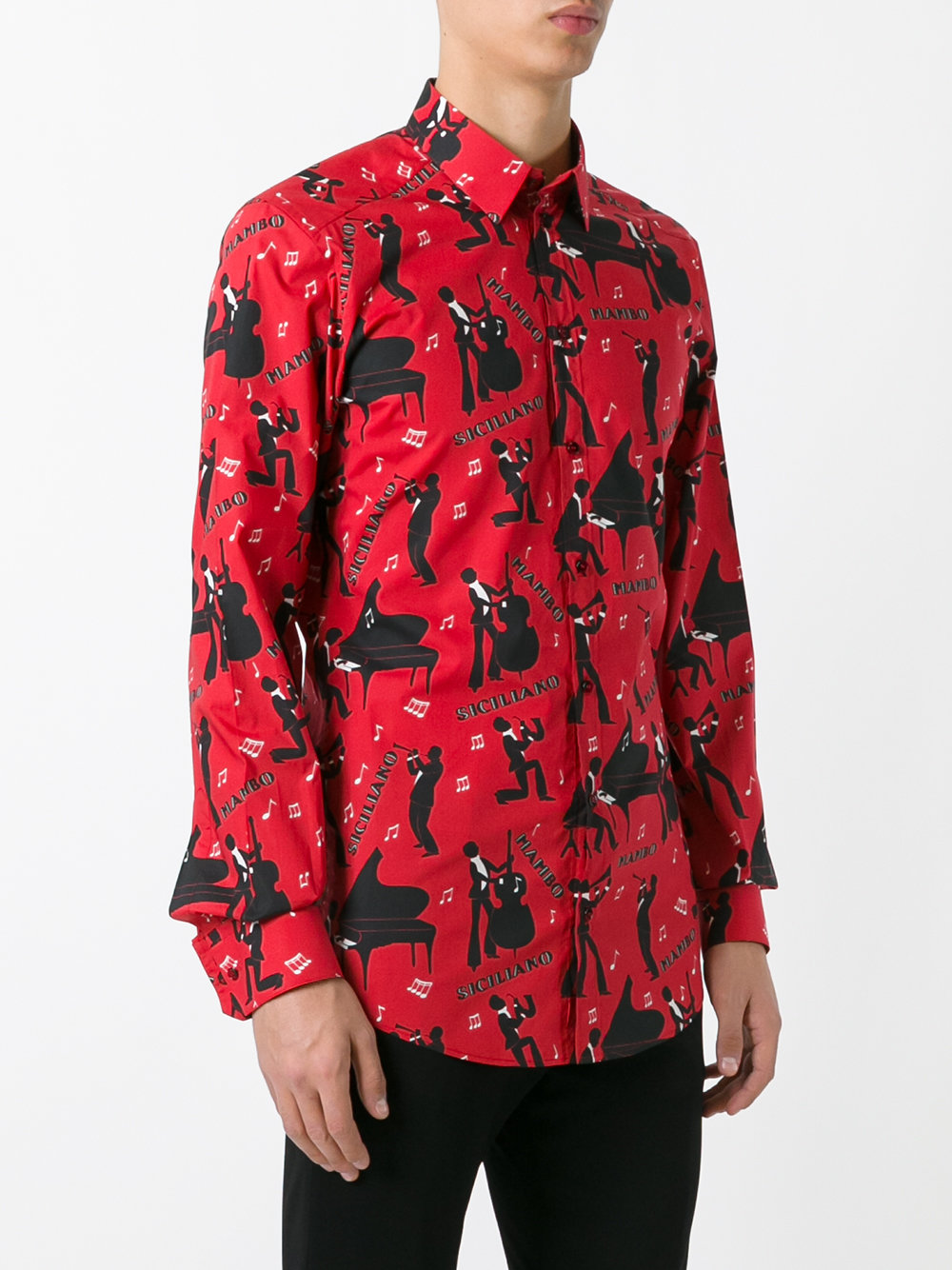 mambo siciliano print shirt