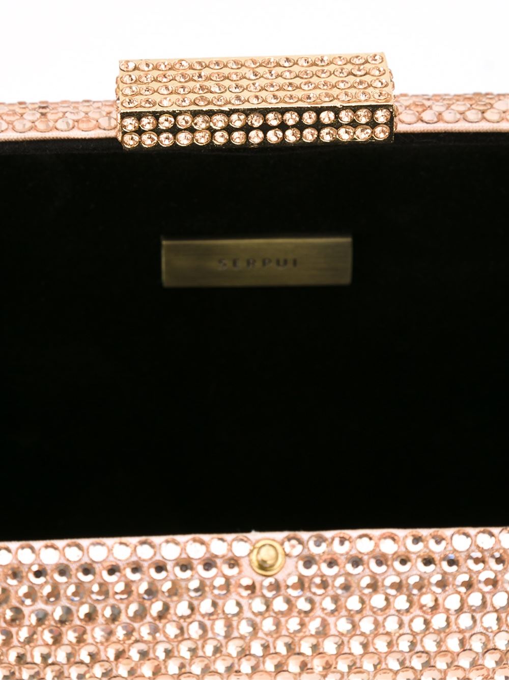 embellished clutch bag