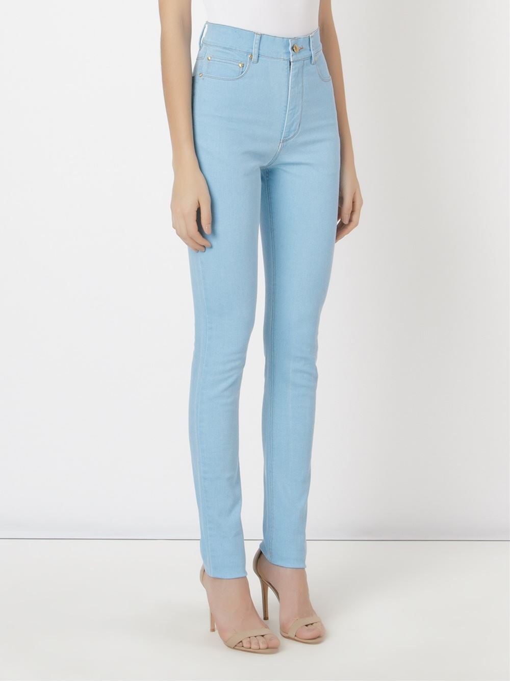 high waist skinny jeans