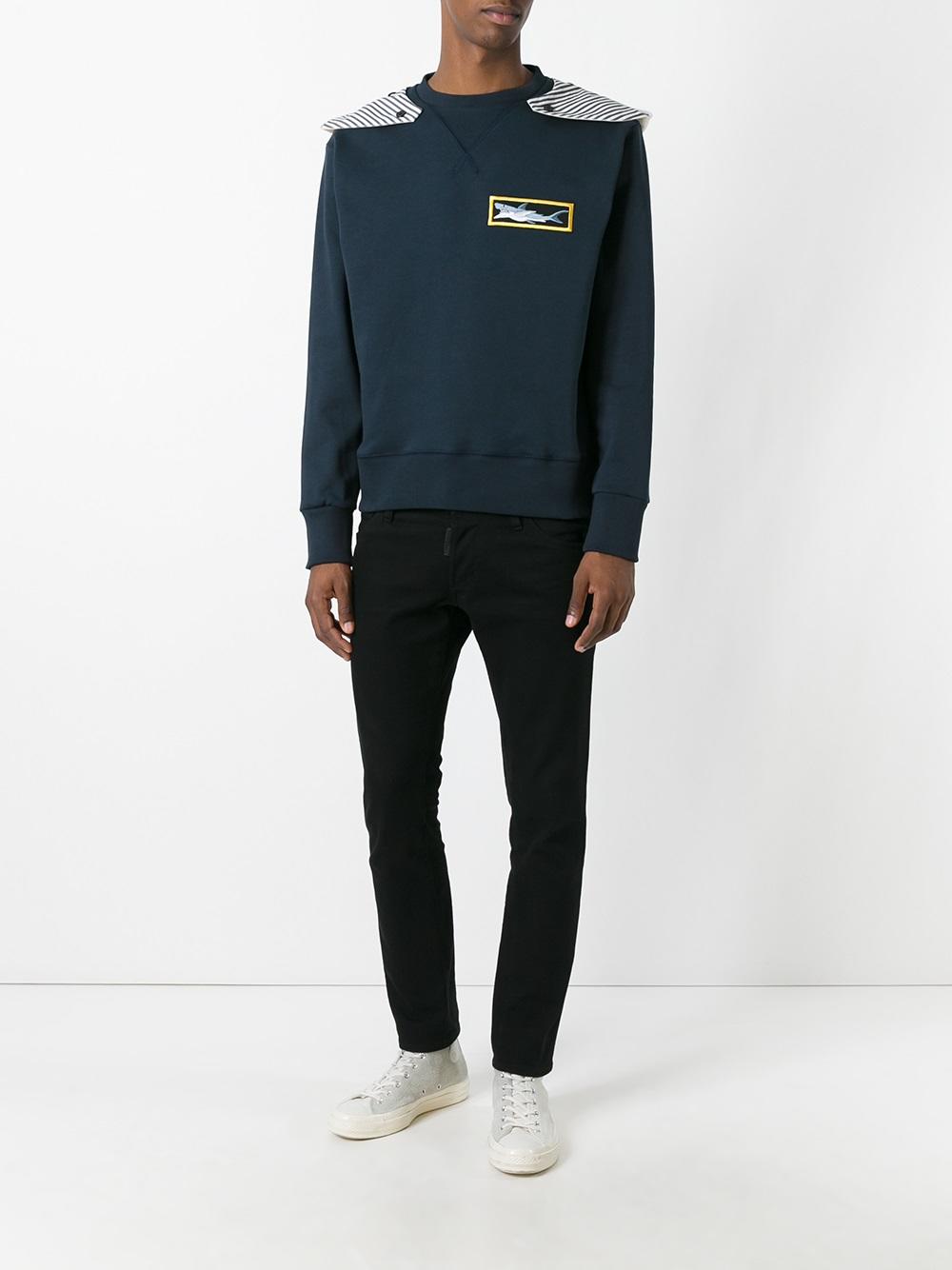 patched hoodie