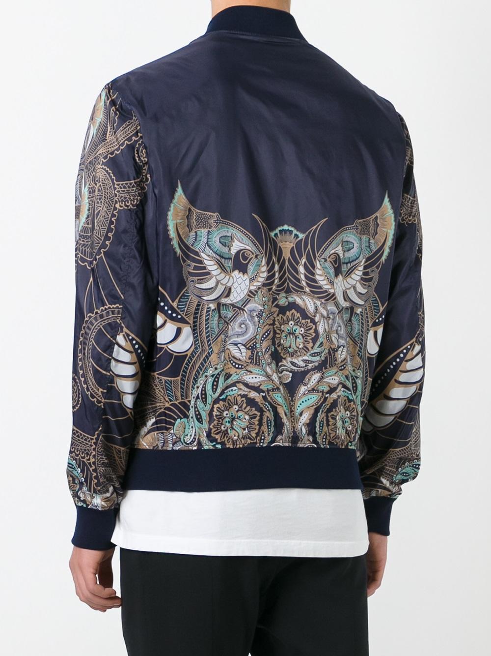 printed bomber jacket 