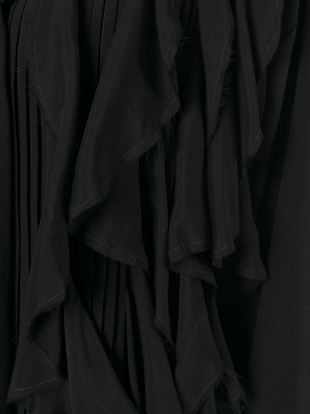 ruffled dress