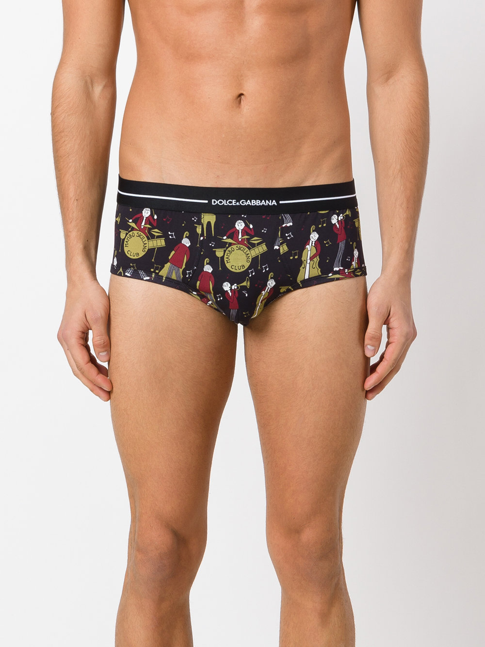 jazz band print briefs 