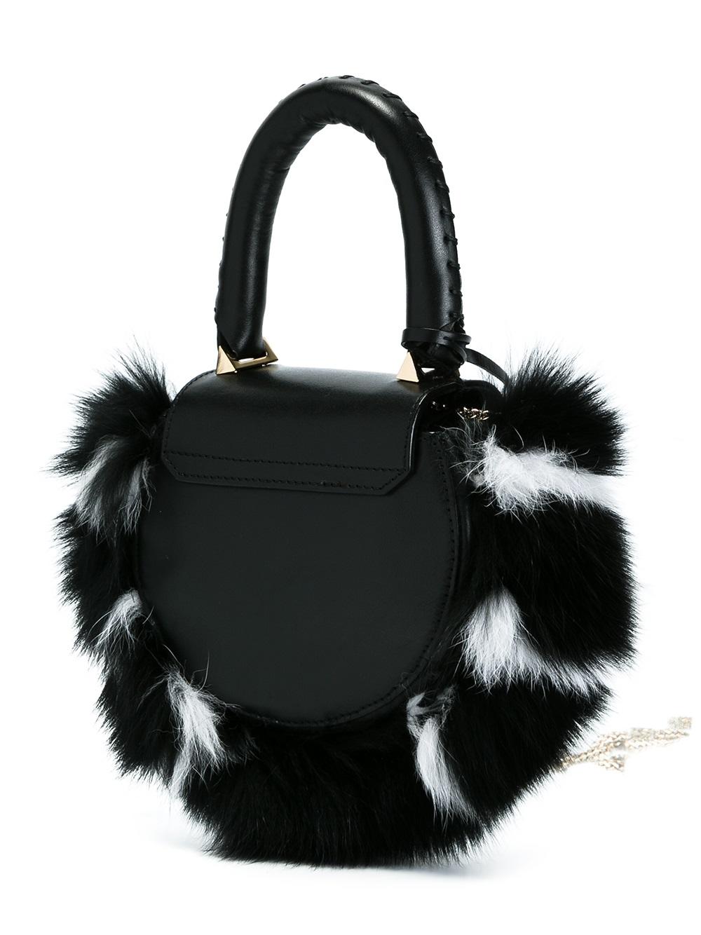 chain strap mini tote