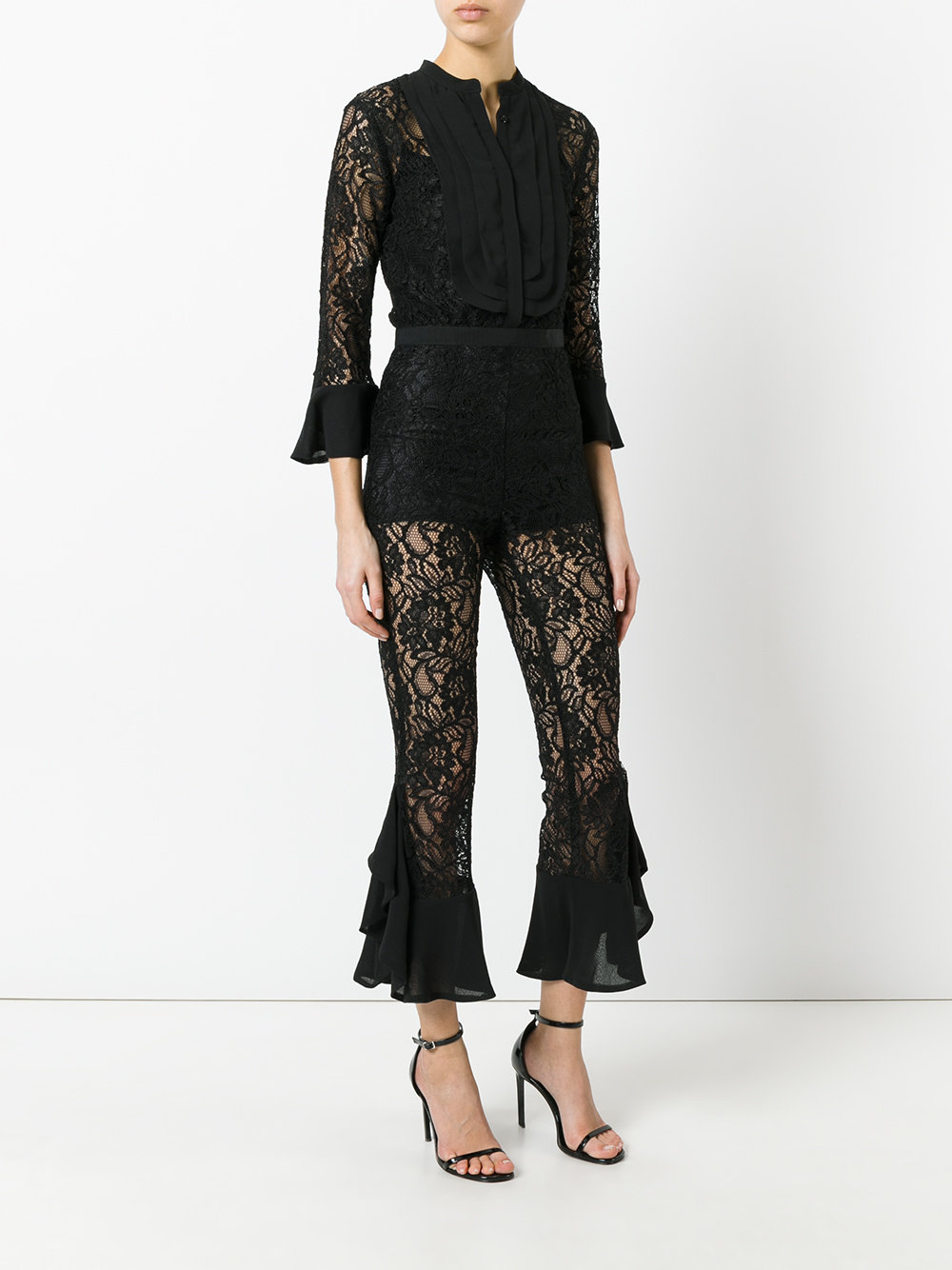 floral lace jumpsuit