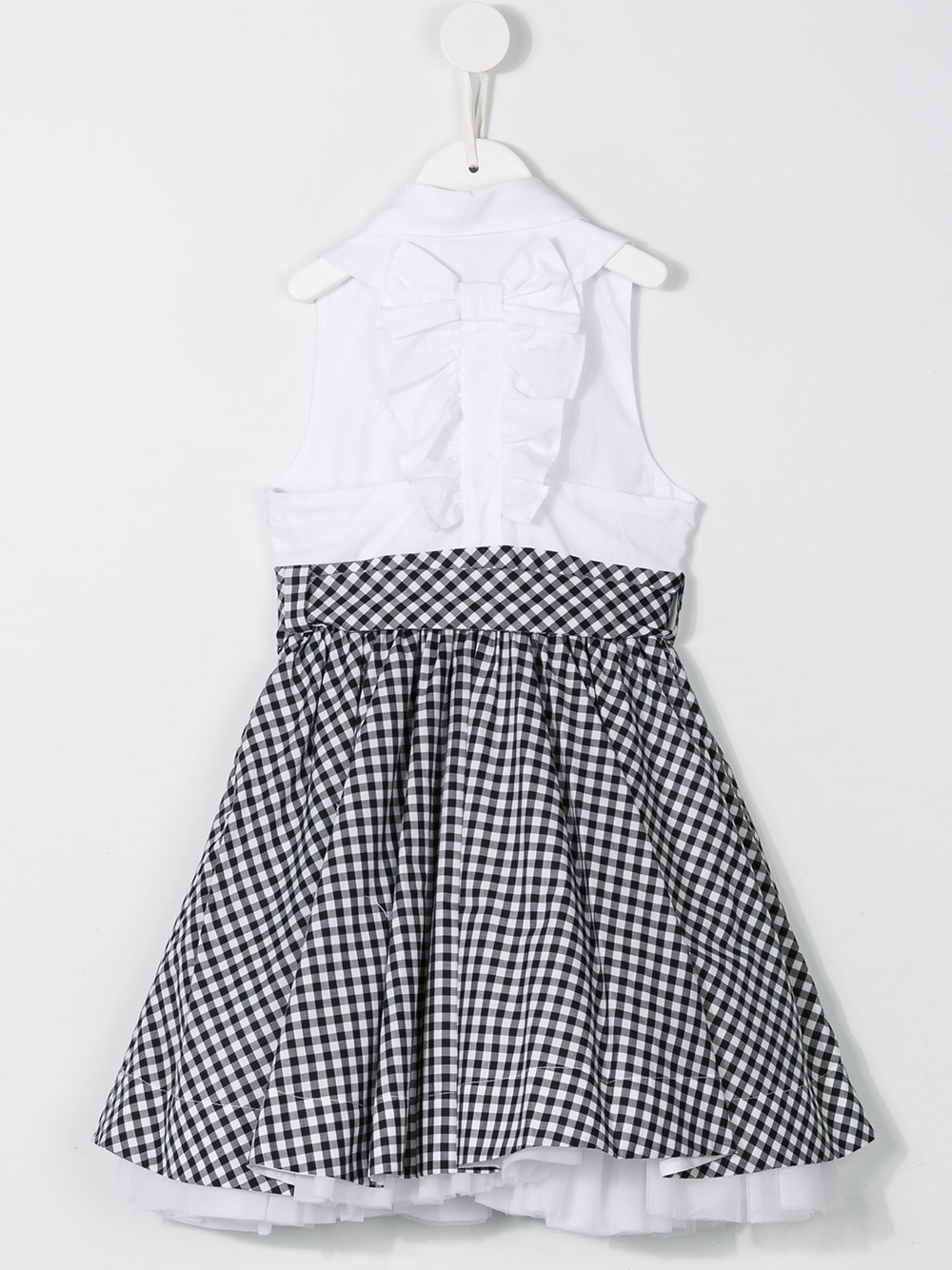 checked skirt dress