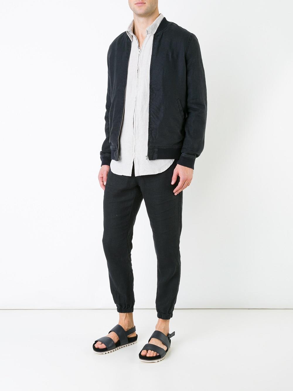 front pockets bomber jacket