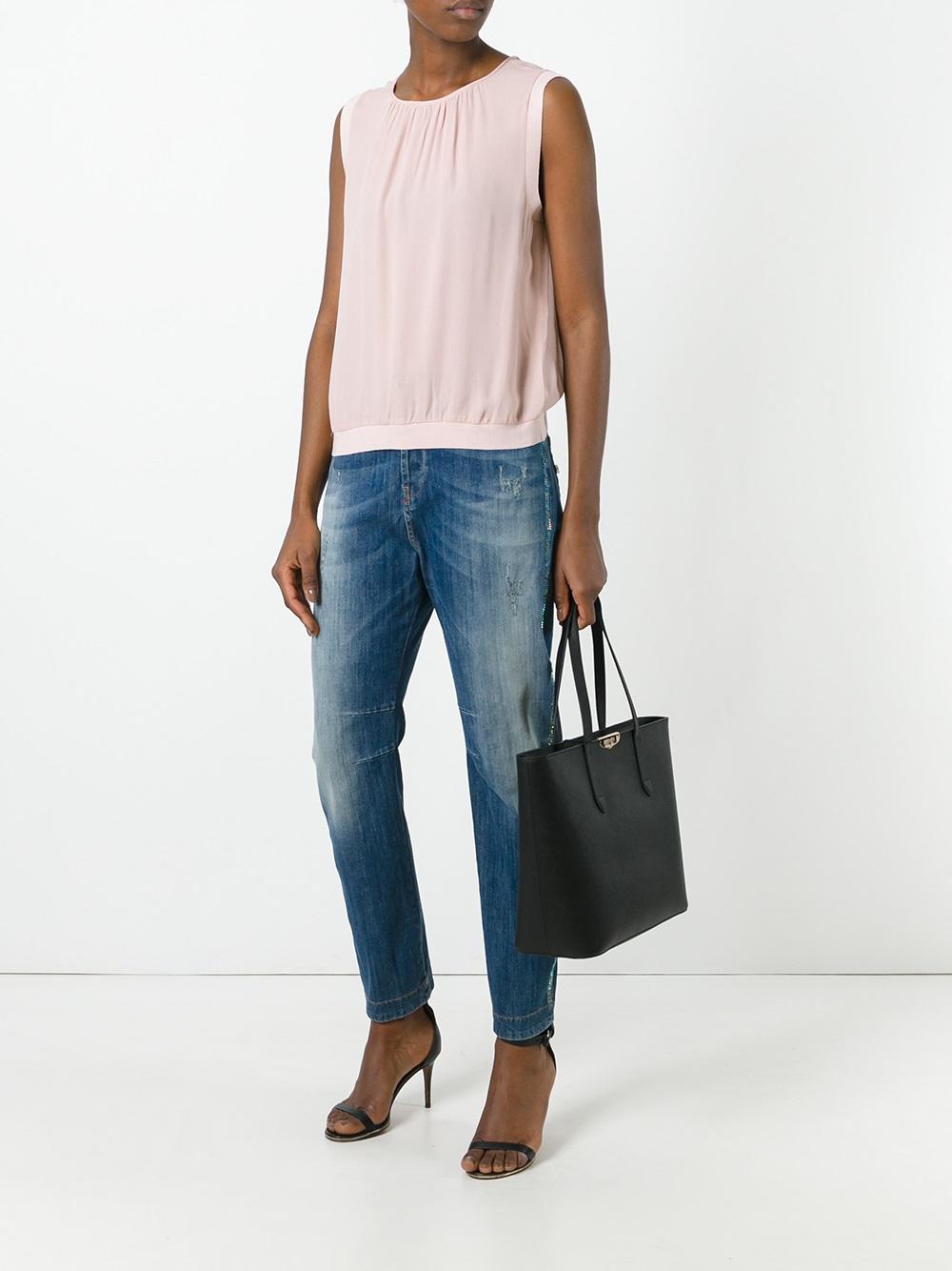 elasticated waistband tank