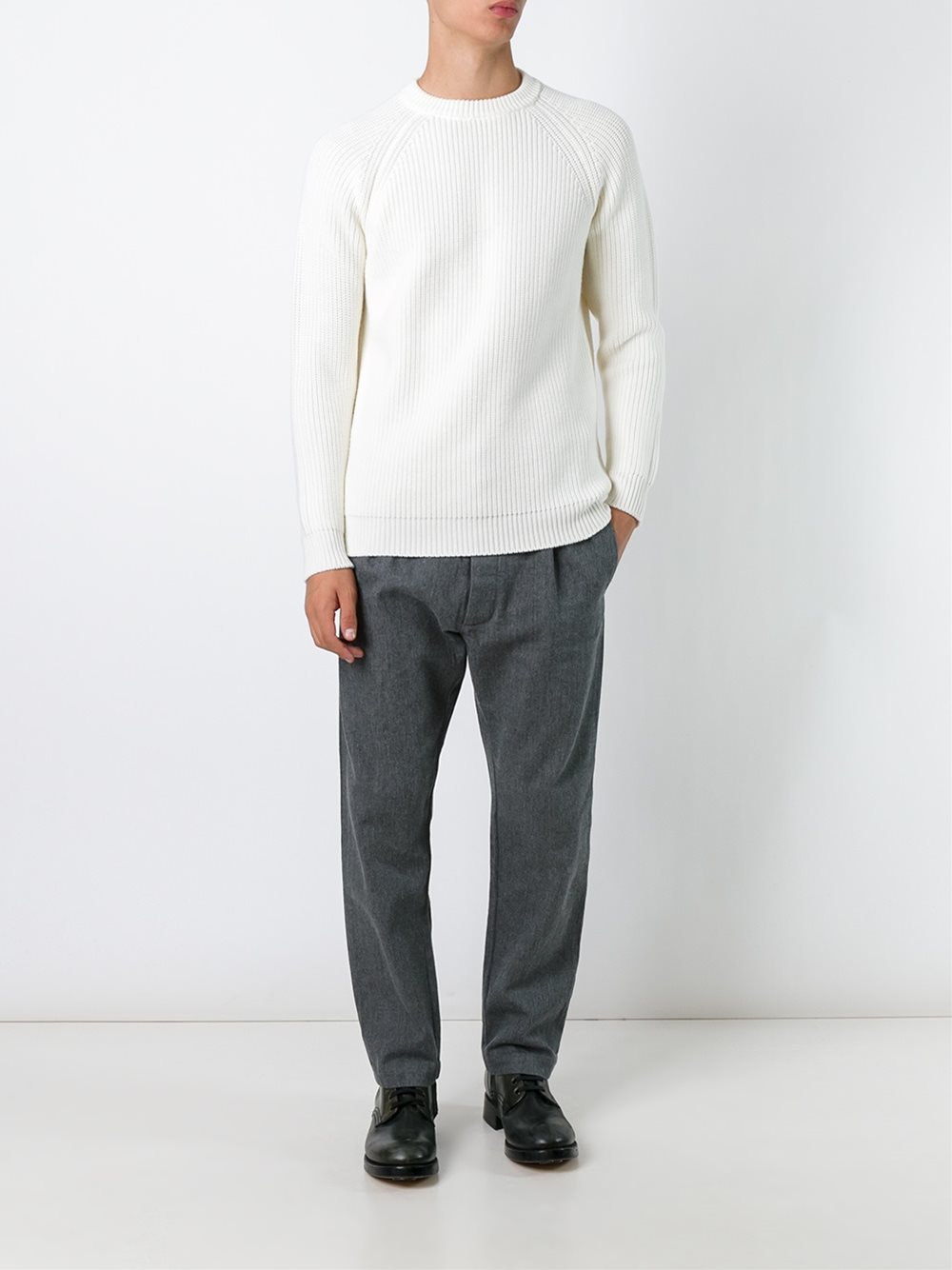 ribbed pullover