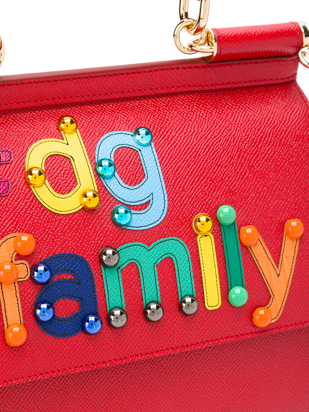 dg family patch sicily tote