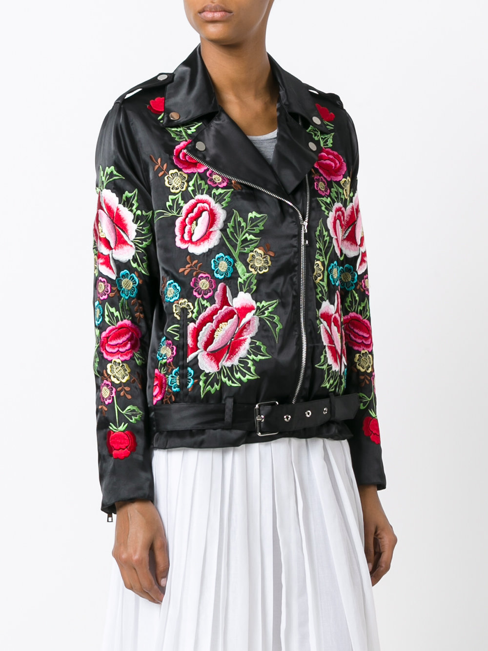 embroidered flower jacket 