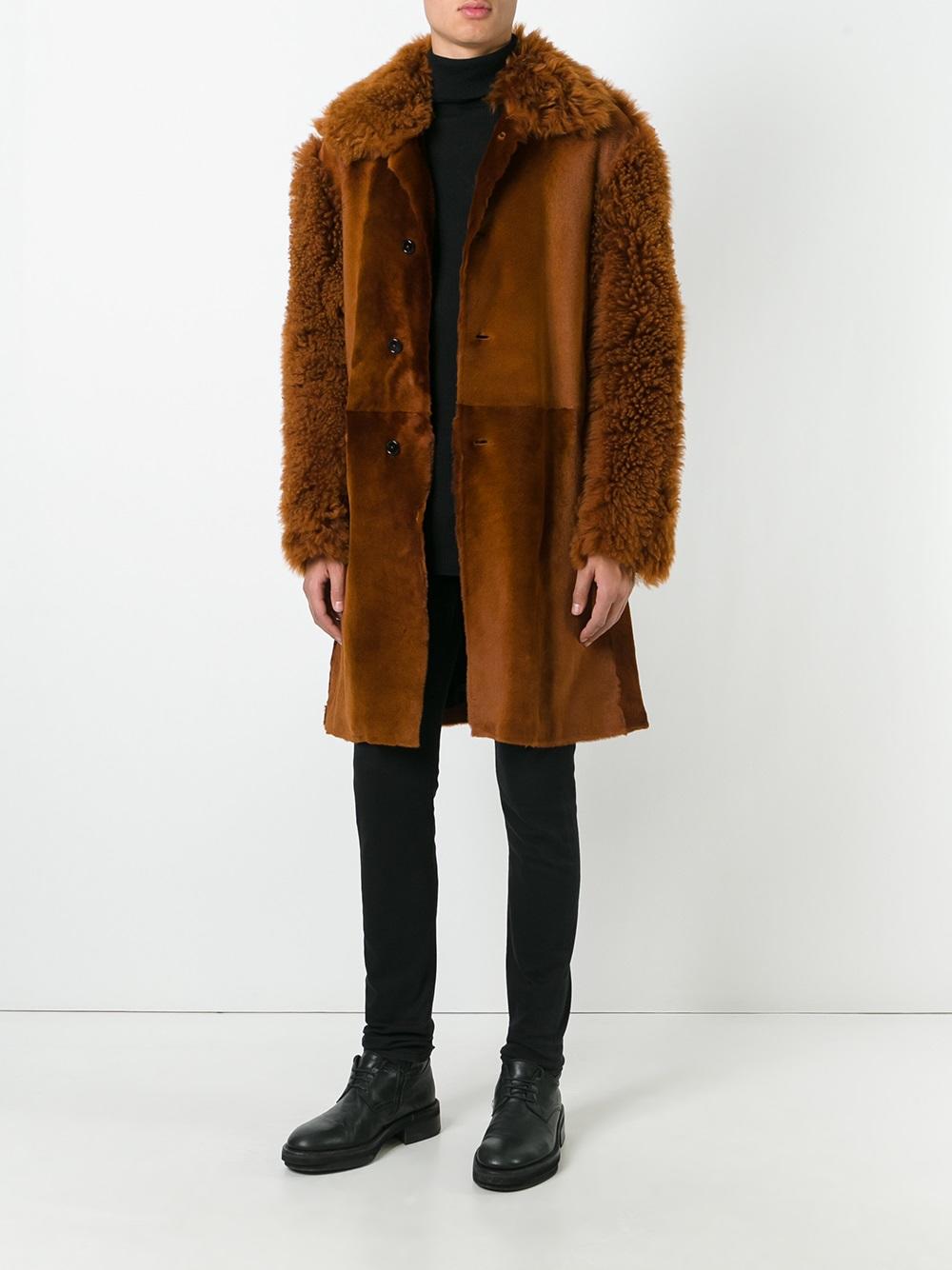 sheepskin shearling coat 