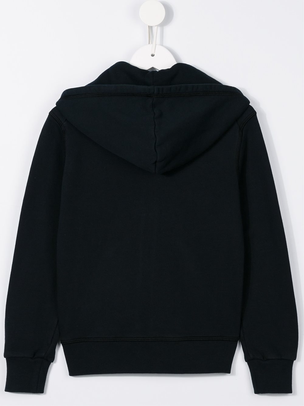 logo print hoodie