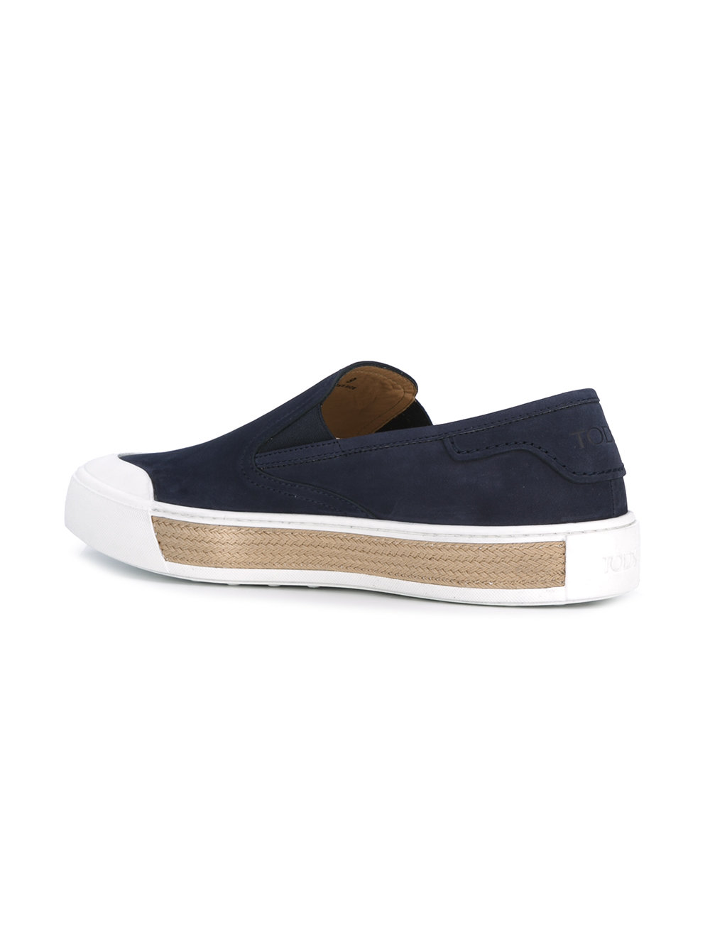 contrast slip-on sneakers