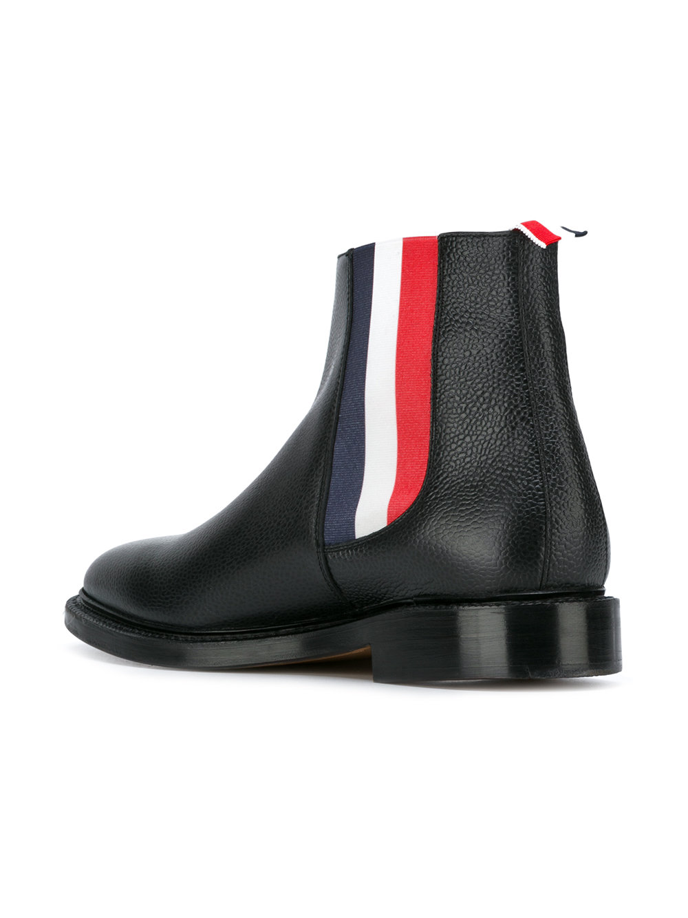 striped detail Chelsea boots 