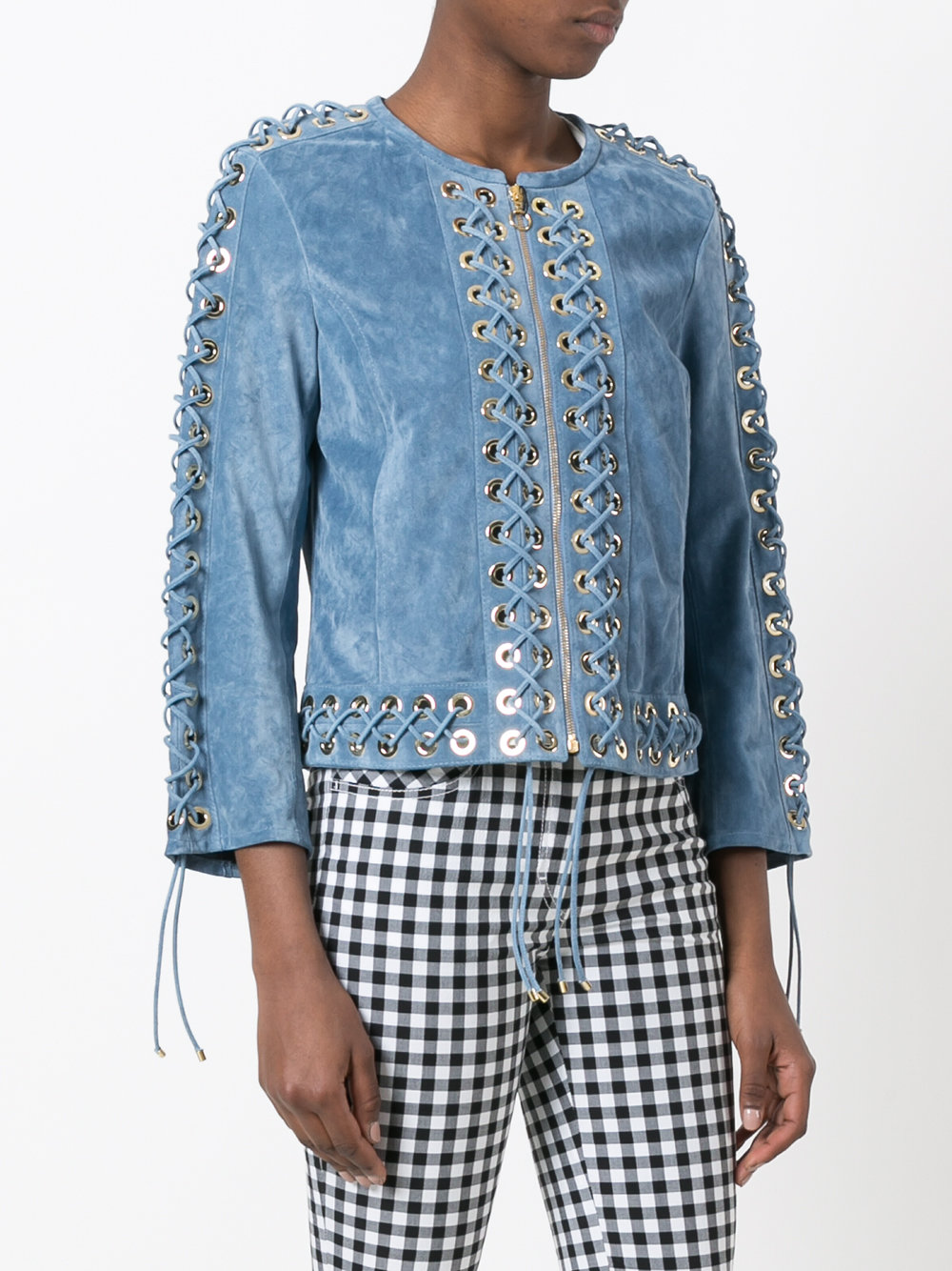 lace-up jacket 