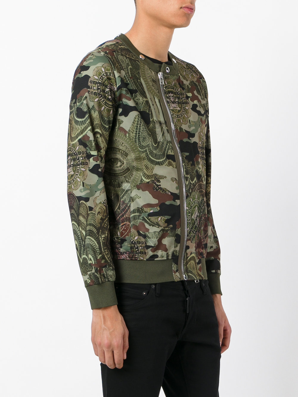 camouflage bomber jacket