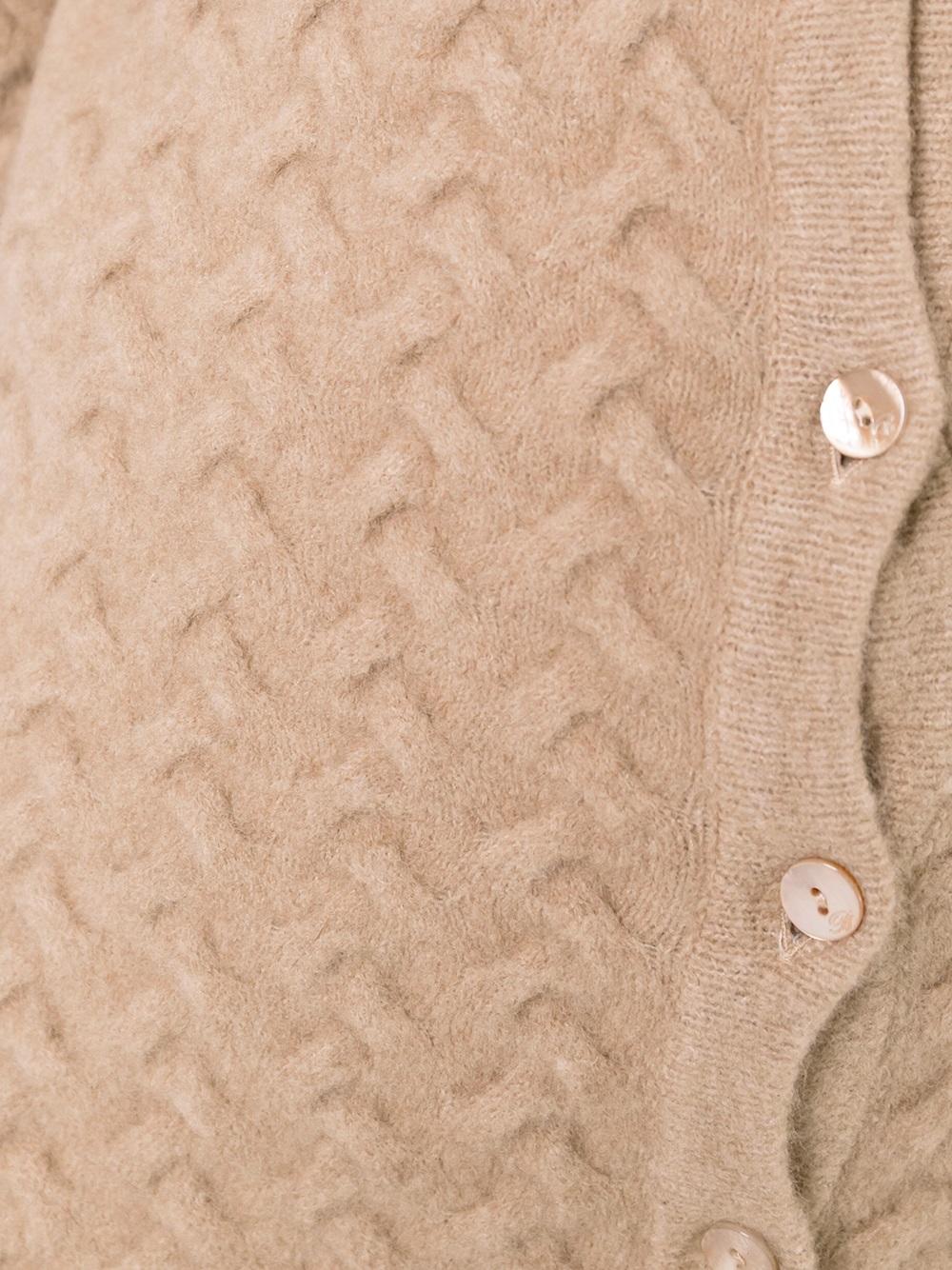 cross knit cardigan