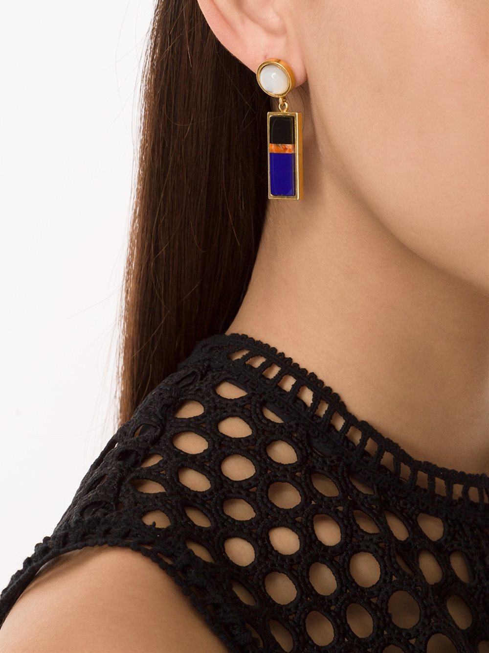 'Colorado' column earrings 