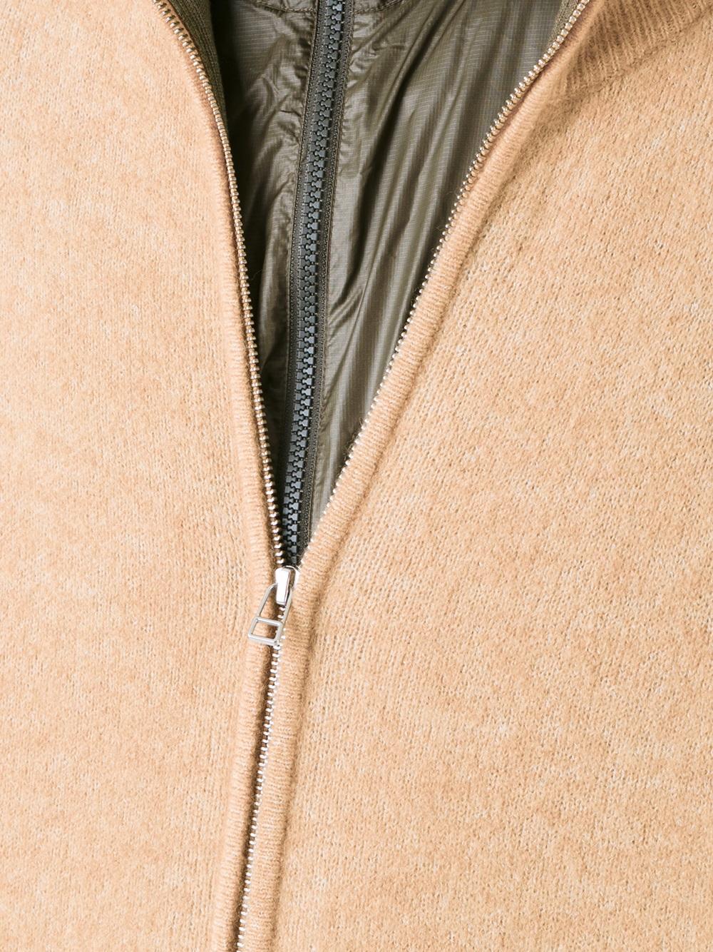 long zipped cardigan