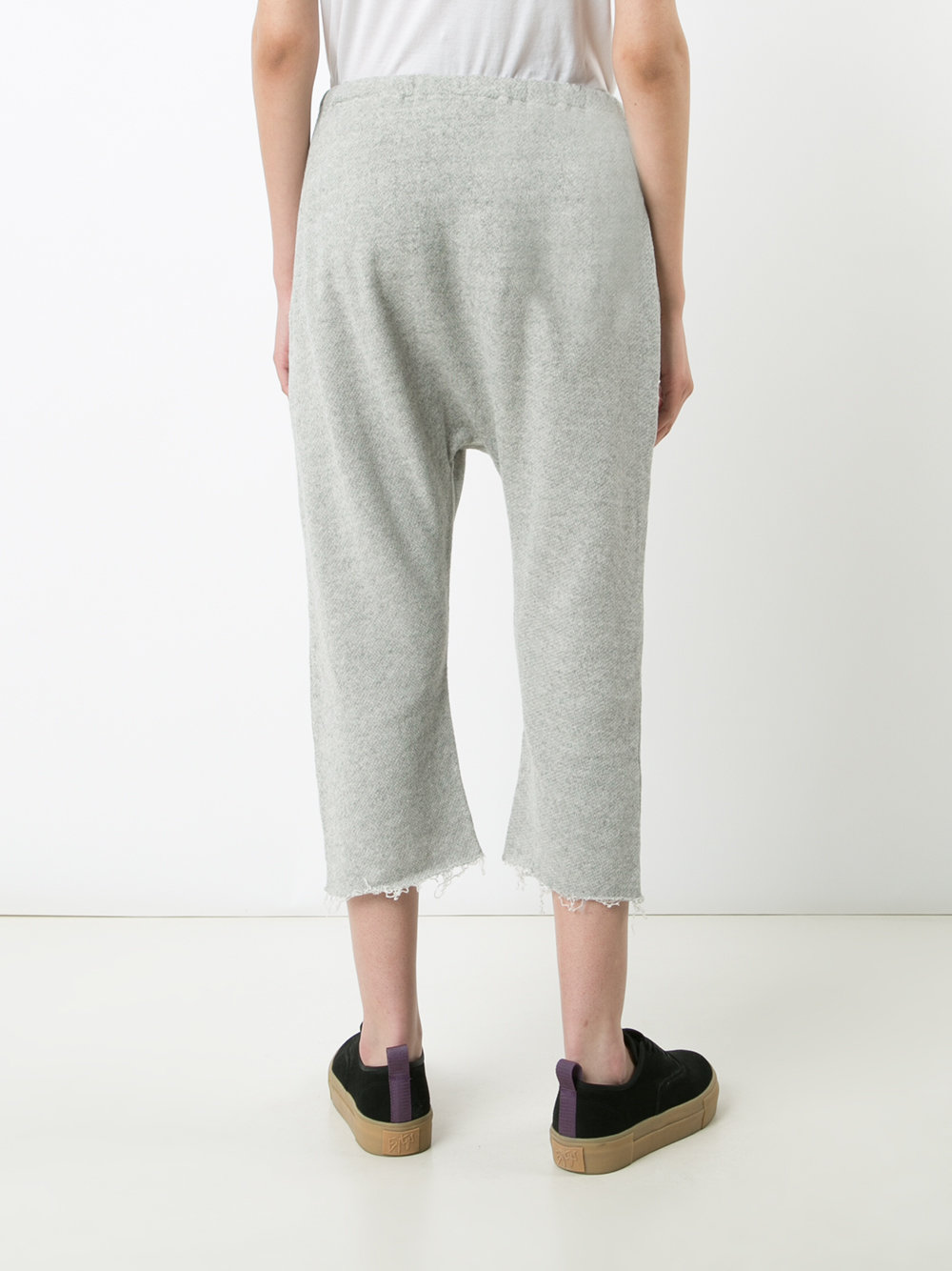 cropped track trousers